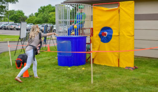 Dunk Tank Launch Ball